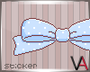 |vA| Blue Pixel Bow.