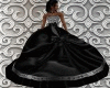 Black Siiver Ball Gown