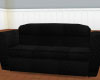 Real Black Leather Couch