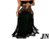 J*Black Lace Gown Dress