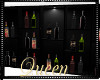 !Q Black Wine Shelve