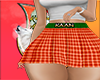 KALN: PLAID SKIRT