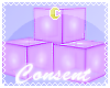 C~: Lilac Sitting boxes 