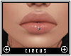 C` Lip Piercing