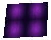 Purple square rug
