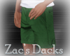 [ZAC] Chino Shorts Green