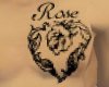 Rose chest tat