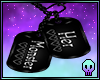 Her Monster Dog Tags