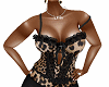 leopard corset