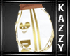}KC{White/Gold Dub pants