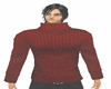 Male Sweater Red