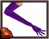 *C Glove Long PVC Purple