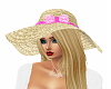 Beach Summer Hat Pink