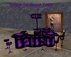 purple tri dance table