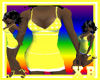 SHORTDRESS YELLOWDOT