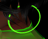 FG~ Neon Green Hoops