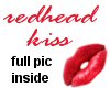redhead kiss