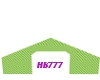 HB777 Green Striped Tent