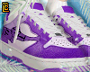 shoes purple gun