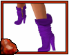 *C Ankles Boots Purple