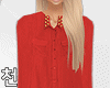 ! Loose Red Blouse 