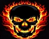 Flaming Black Skull Club