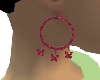 LL-Red Bfly Earrings