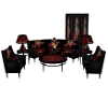 red dragon couch set