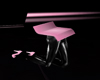 [KG] Pink PVC Leg Chair