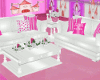 Pink couches