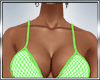 B* Neon Green Net Bikini