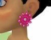 EG Pink Flower Earrings