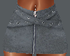 Gray Buckle Skirt