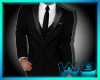 (W) Suit Black 3pc