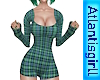 Green Tartan Romper