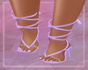 Lilac Strappy Heels