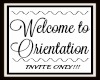 Orientation Sign