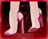 Valentines pink heels