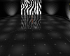 zebra & black room