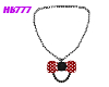 HB777 MinnieBow Necklace
