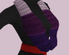 Purple Knit Scarf