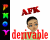 derivable AFK head sign