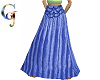 Blue BellyDancer Skirt