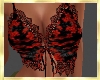 (◕‿-)Red Lace Top