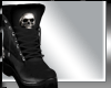 Black Skull Boots 