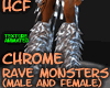 Chrome Ice Rave Monsters