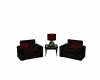 Black&Red Cigar chairs