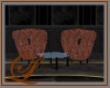 ~L~Dance Tbl-Chair-rust