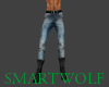G.Jeans With Wolf Boots 