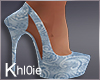 K liz blue heels